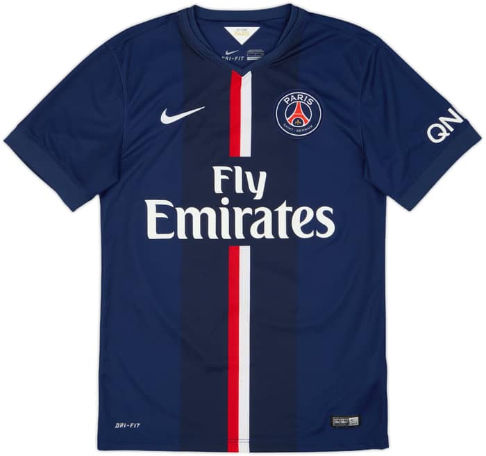 2014-15 Paris Saint-Germain Home Shirt Ibrahimovic #10 - 9/10 - (S)