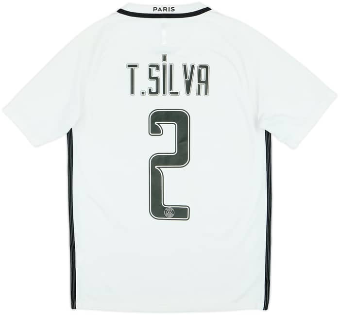 2016-17 Paris Saint-Germain Third Shirt T.Silva #2 - 8/10 - (S)