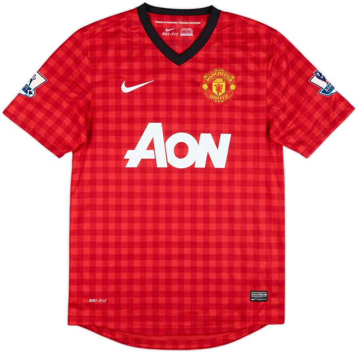 2012-13 Manchester United Home Shirt v.Persie #20 - 7/10 - (S)