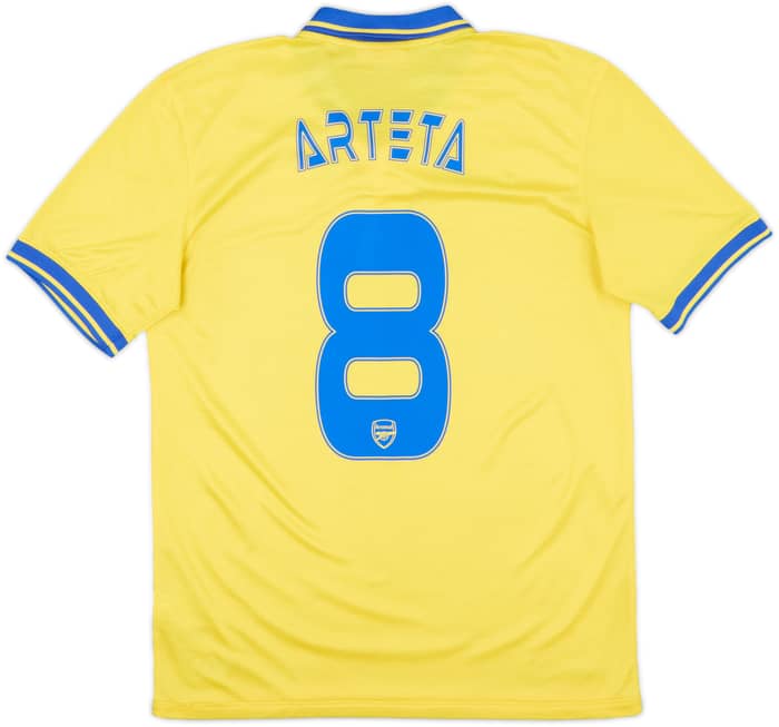 2013-14 Arsenal Away Shirt Arteta #8 - 7/10 - (M)