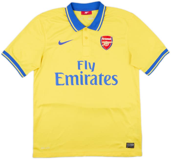 2013-14 Arsenal Away Shirt Arteta #8 - 7/10 - (M)