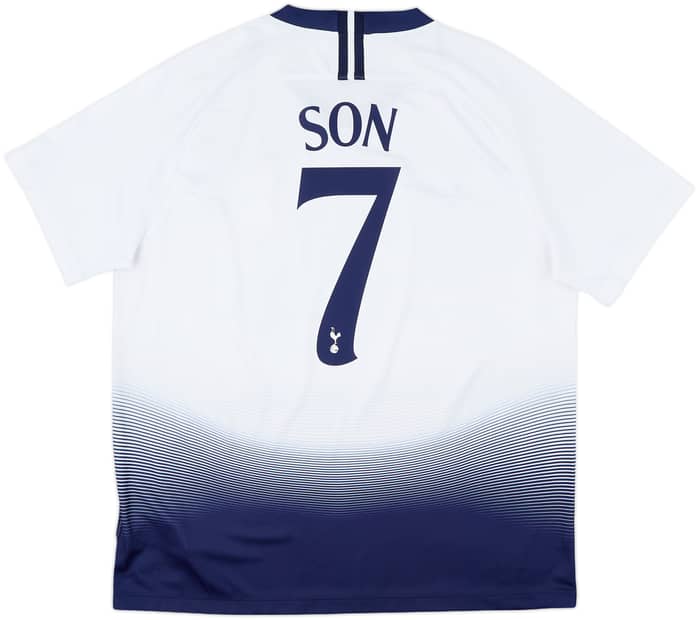 2018-19 Tottenham Home Shirt Son #7 - 8/10 - (XL)
