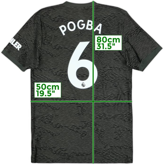 2020-21 Manchester United Away Shirt Pogba #6 - 9/10 - (M)