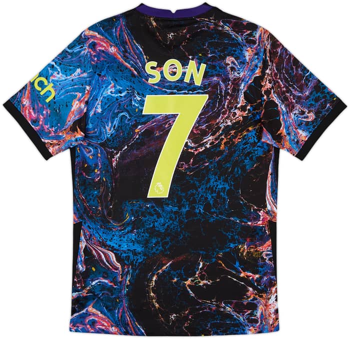 2021-22 Tottenham Away Shirt Son #7 - 8/10 - (S)