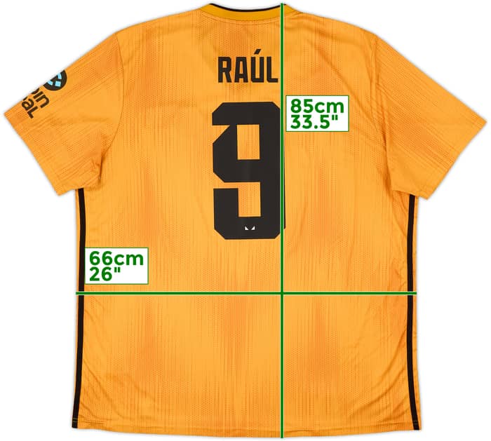 2019-20 Wolves Home Shirt Raul #9 - 6/10 - (XXL)