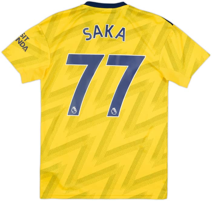 2019-20 Arsenal Away Shirt Saka #77 - 6/10 - (S)