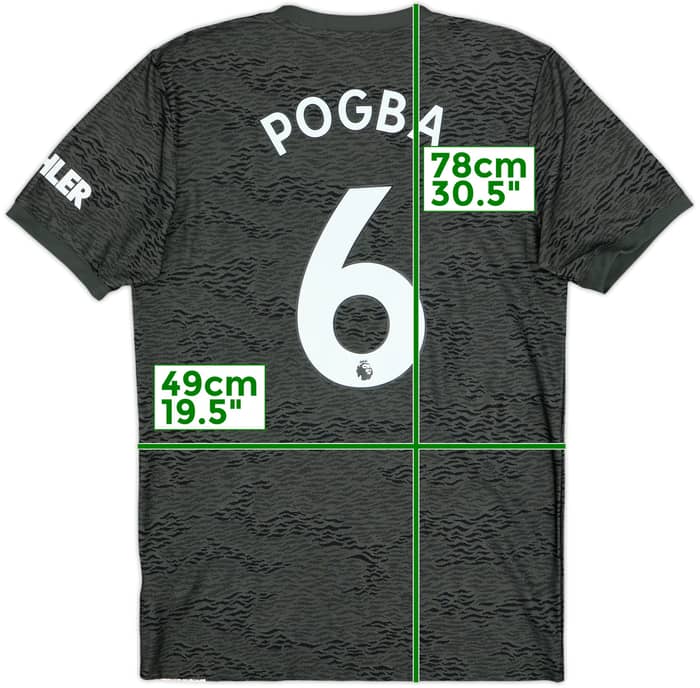 2020-21 Manchester United Away Shirt Pogba #6 - 9/10 - (M)