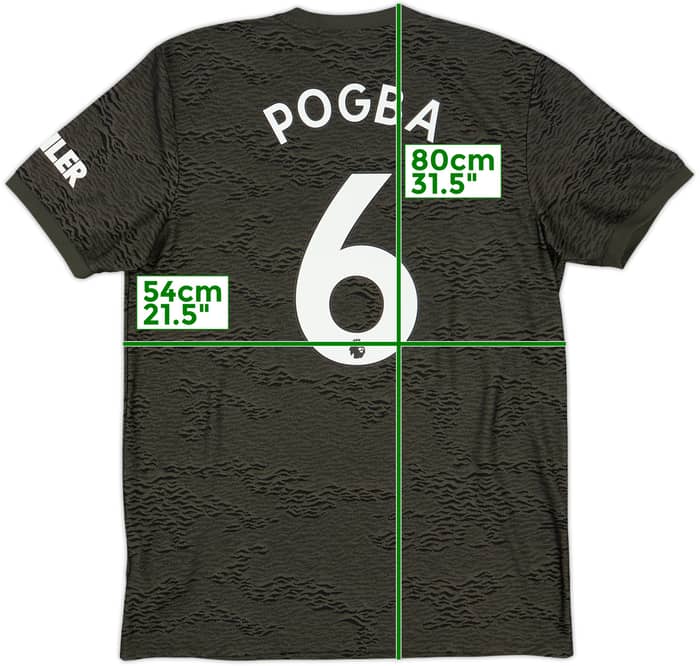 2020-21 Manchester United Away Shirt Pogba #6 - 10/10 - (L)