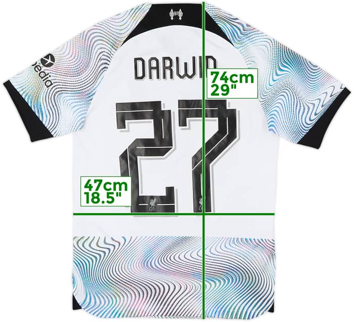 2022-23 Liverpool Away Shirt Darwin #27 - 9/10 - (S)