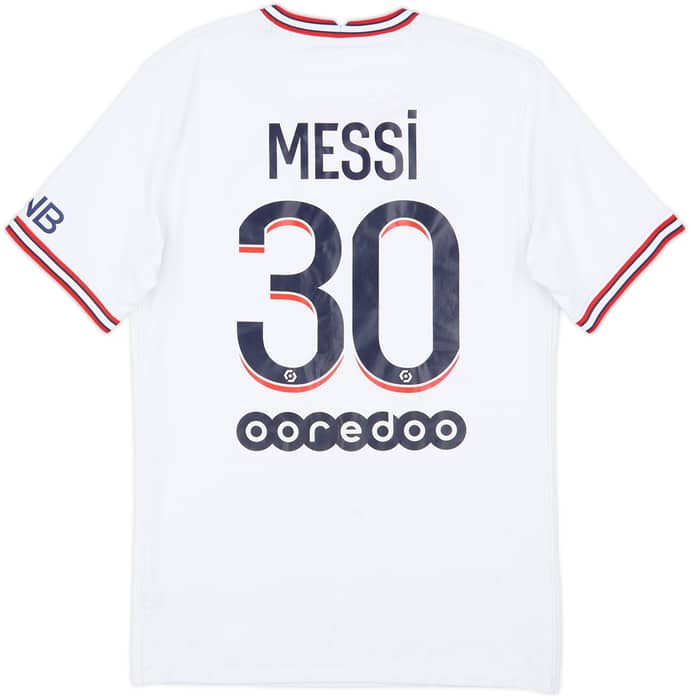 2021-22 Paris Saint-Germain Fourth Shirt Messi #30 - 6/10 - (S)