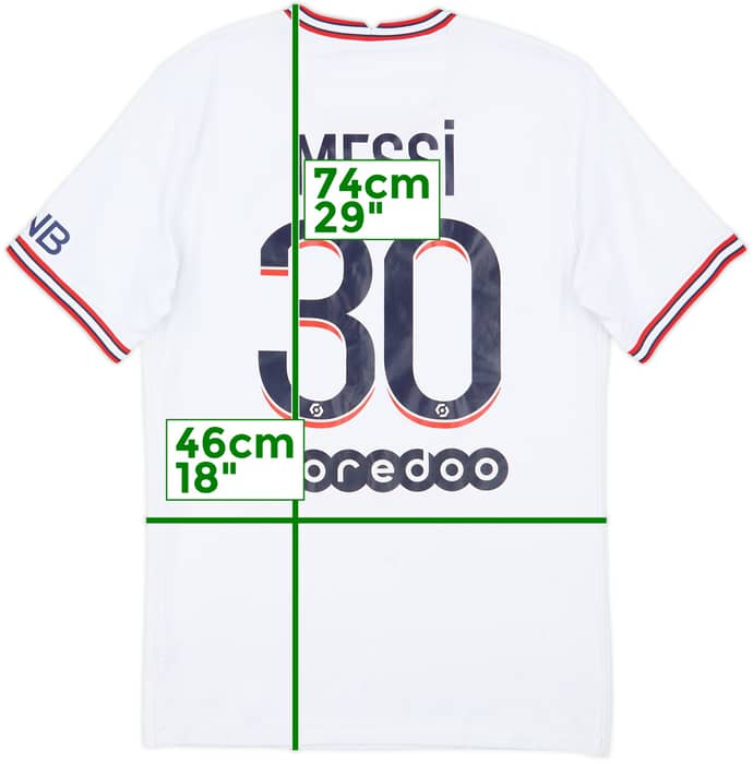 2021-22 Paris Saint-Germain Fourth Shirt Messi #30 - 6/10 - (S)