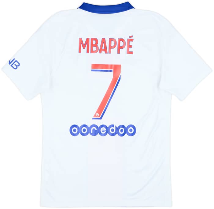 2020-21 Paris Saint-Germain Away Shirt Mbappe #7 - 8/10 - (S)