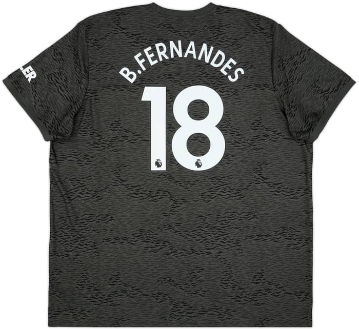 2020-21 Manchester United Away Shirt B.Fernandes #18 - 8/10 - (3XL)