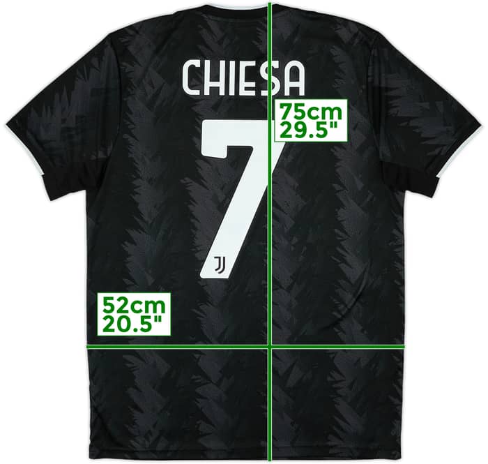 2022-23 Juventus Away Shirt Chiesa #7 - 9/10 - (M)