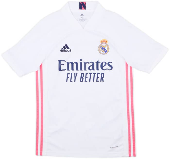 2020-21 Real Madrid Home Shirt Benzema #9 - 7/10 - (XS)