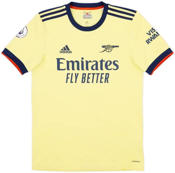 2021-22 Arsenal Away Shirt Aubameyang #14 - 5/10 - (M)