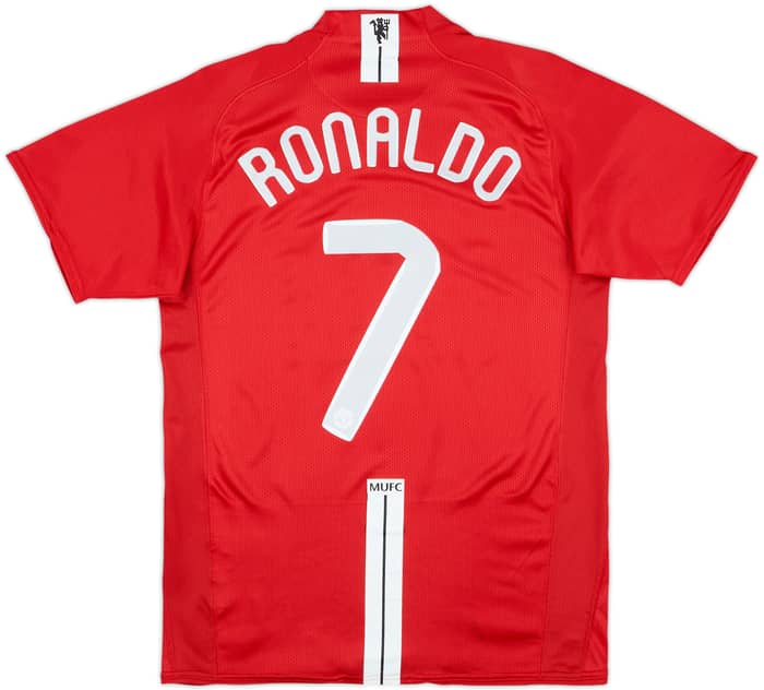 2007-09 Manchester United Home Shirt Ronaldo #7 - 7/10 - (S)