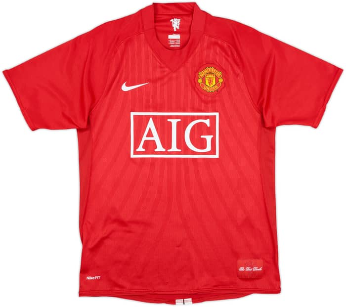 2007-09 Manchester United Home Shirt Ronaldo #7 - 7/10 - (S)