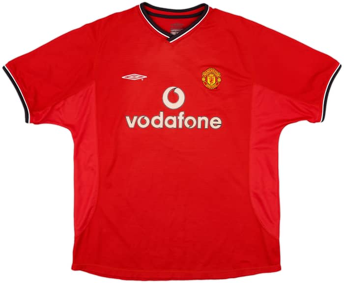 2000-02 Manchester United Home Shirt Stam #6 - 4/10 - (XL)