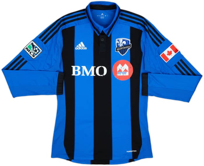 2013-14 Montreal Impact Authentic Home L/S Shirt Drogba #11 - 5/10 - (M)