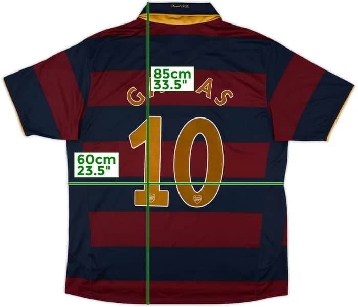 2007-08 Arsenal Third Shirt Gallas #10 - 6/10 - (XL)