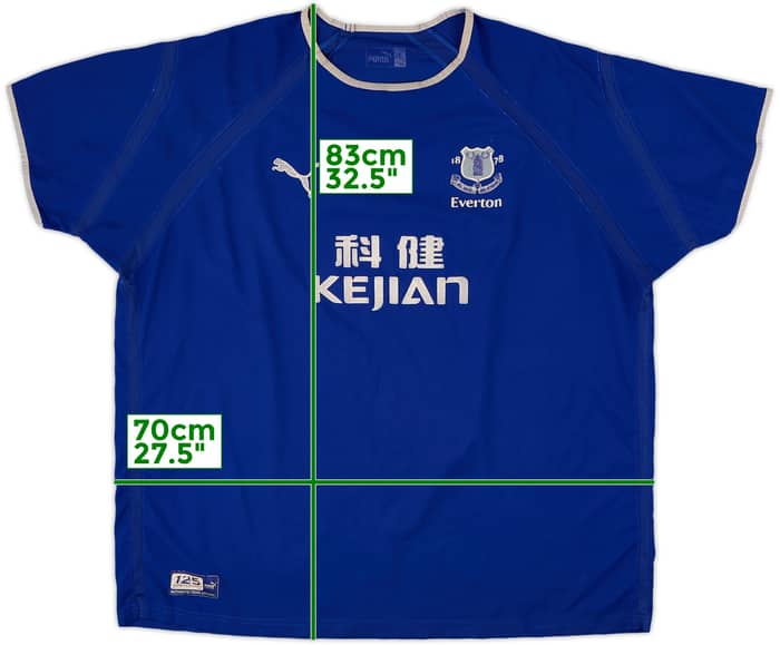 2003-04 Everton Home Shirt - 4/10 - (3XL)
