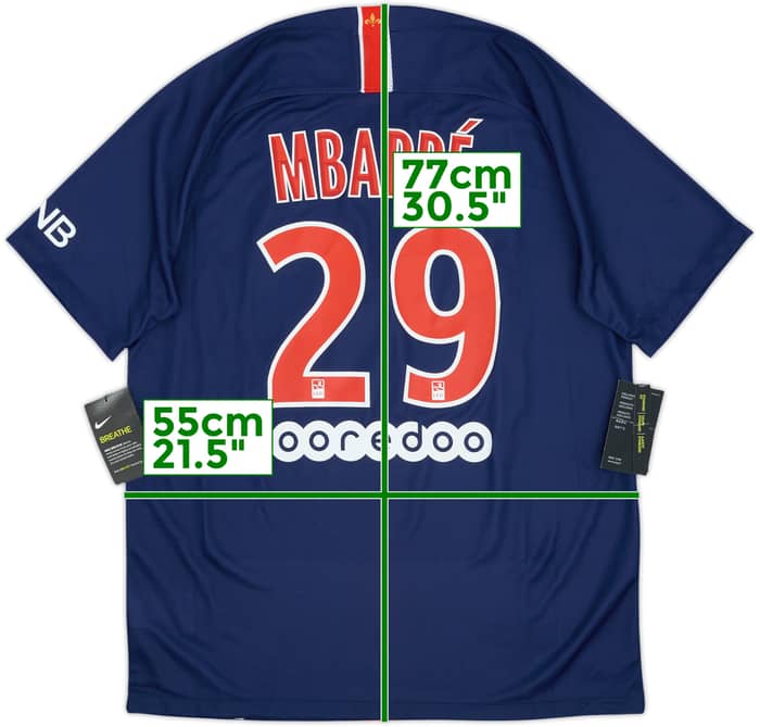 Camiseta de local del Paris Saint-Germain 2018-19 Mbappe #29 (L)