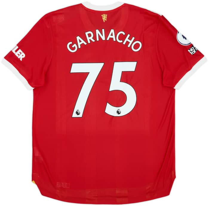 2021-22 Manchester United Authentic Home Shirt Garnacho #75 (XL)