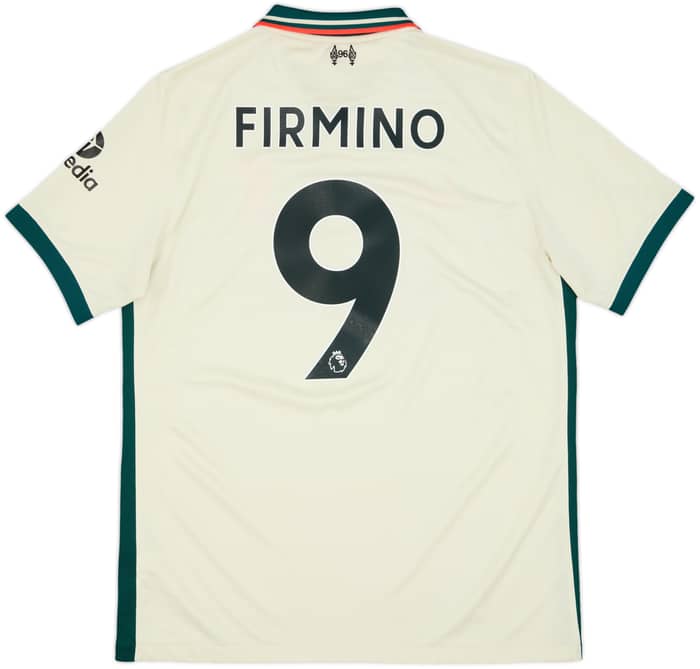 2021-22 Liverpool Away Shirt Firmino #9 - 9/10 - (L)