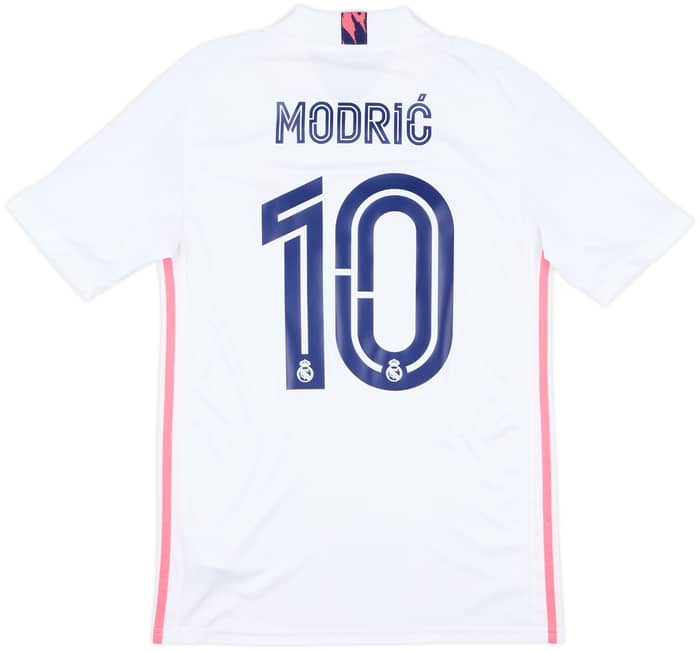 2020-21 Real Madrid Home Shirt Modric #10 - 8/10 - (S)