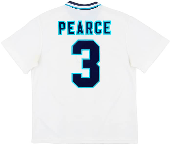 1995-97 England Home Shirt Pearce #3 - 8/10 - (XL)