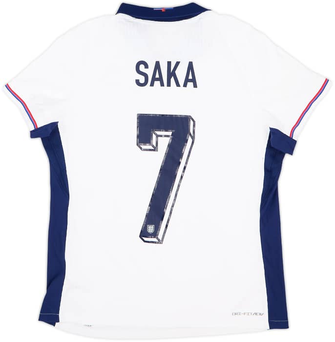 2024-25 England Home Shirt Saka #7 - 8/10 - (Women's M)