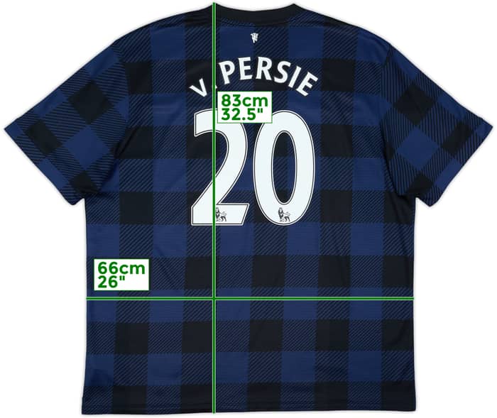 2013-14 Manchester United Away Shirt V.Persie #20 - 8/10 - (XXL)