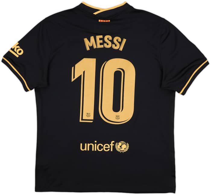 2020-21 Barcelona Away Shirt Messi #10 - 6/10 - (XL)