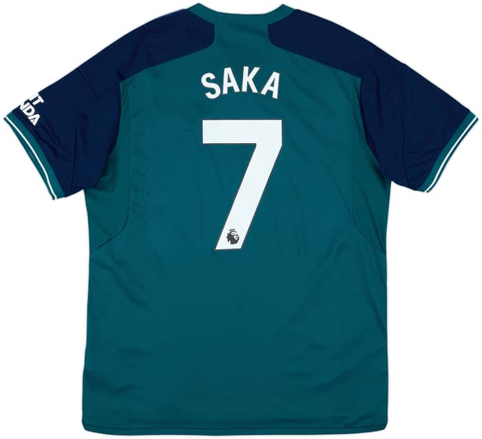 2023-24 Arsenal Third Shirt Saka #7 - 8/10 - (XL)