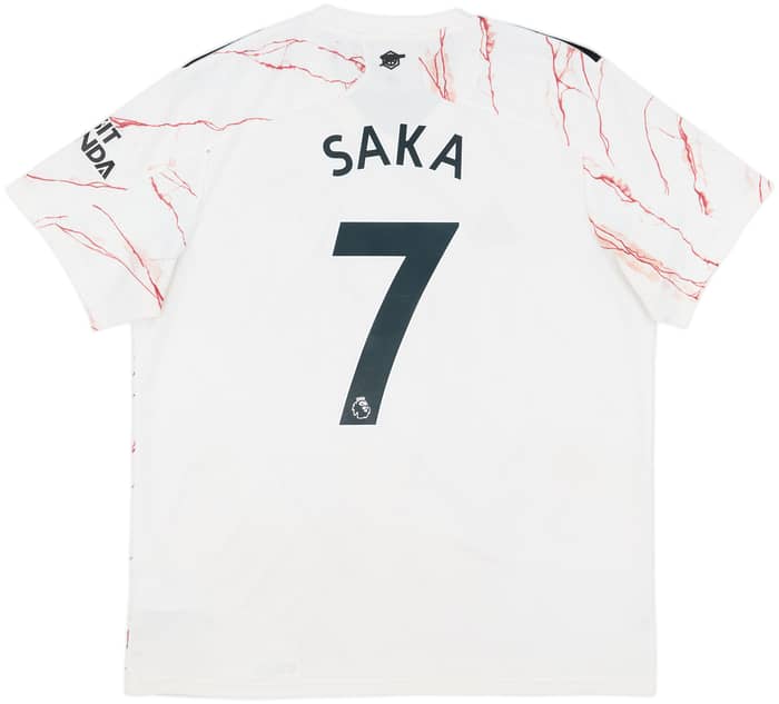 2020-21 Arsenal Away Shirt Saka #7 - 6/10 - (XL)