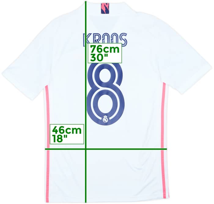 2020-21 Real Madrid Home Shirt Kroos #8 - 6/10 - (S)