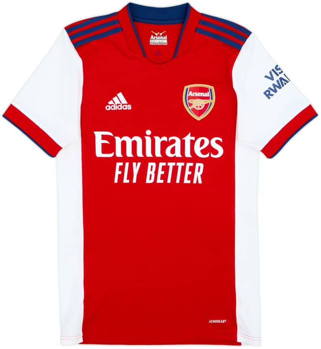2021-22 Arsenal Home Shirt Saka #7 - 6/10 - (XS)