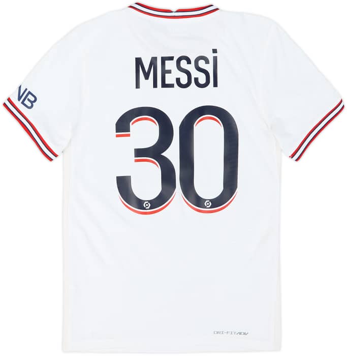 2021-22 Paris Saint-Germain Authentic Fourth Shirt Messi #30 - 8/10 - (XS)