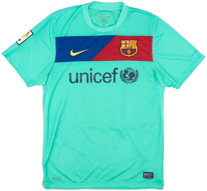 2010-11 Barcelona Away Shirt Messi #10 - 7/10 - (S)