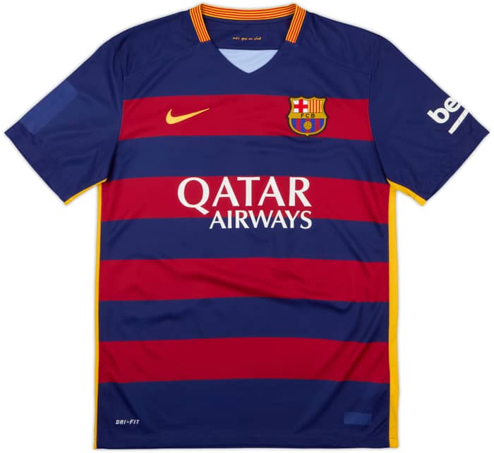 2015-16 Barcelona Home Shirt Messi #10 - 8/10 - (M)