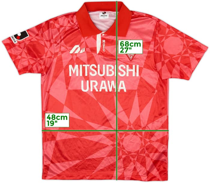 1993-94 Urawa Red Diamonds Home Shirt - 5/10 - (L)