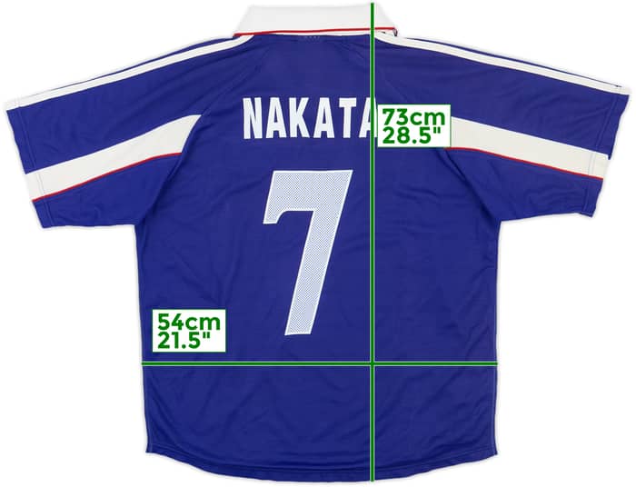 1999-00 Japan Player Issue Home Shirt Nakata #7 - 5/10 - (L)
