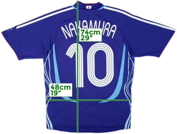 2006-08 Japan Home Shirt Nakamura #10 - 8/10 - (S)
