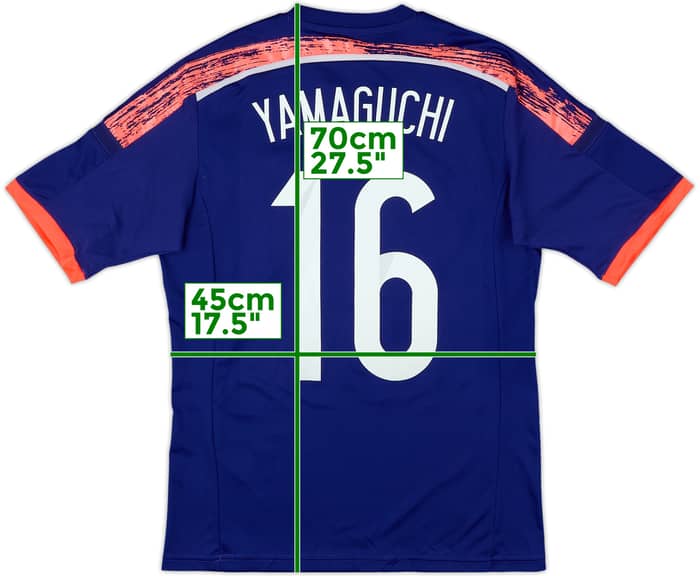 2013-15 Japan Home Shirt Yamaguchi #16 - 8/10 - (M)
