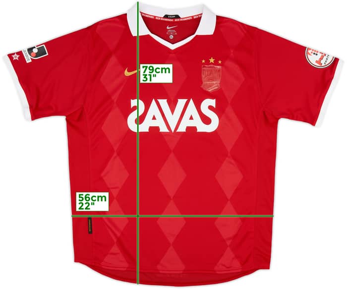 2010 Urawa Red Diamonds Home Shirt - 4/10 - (XL)