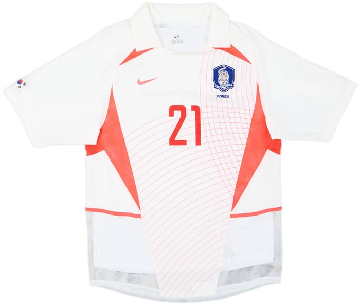 2002-03 South Korea Player Issue Away Shirt J S Park #21 - 9/10 - (S)