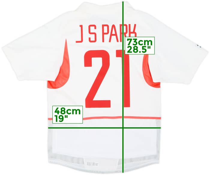 2002-03 South Korea Player Issue Away Shirt J S Park #21 - 9/10 - (S)