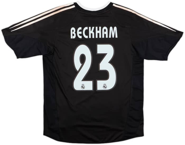 2004-05 Real Madrid Away Shirt Beckham #23 - 6/10 - (M)