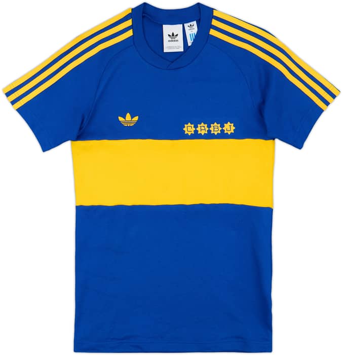 2021 Boca Juniors adidas Originals Retro 1981 Home Shirt #10 (Maradona) - 8/10 - (XS)